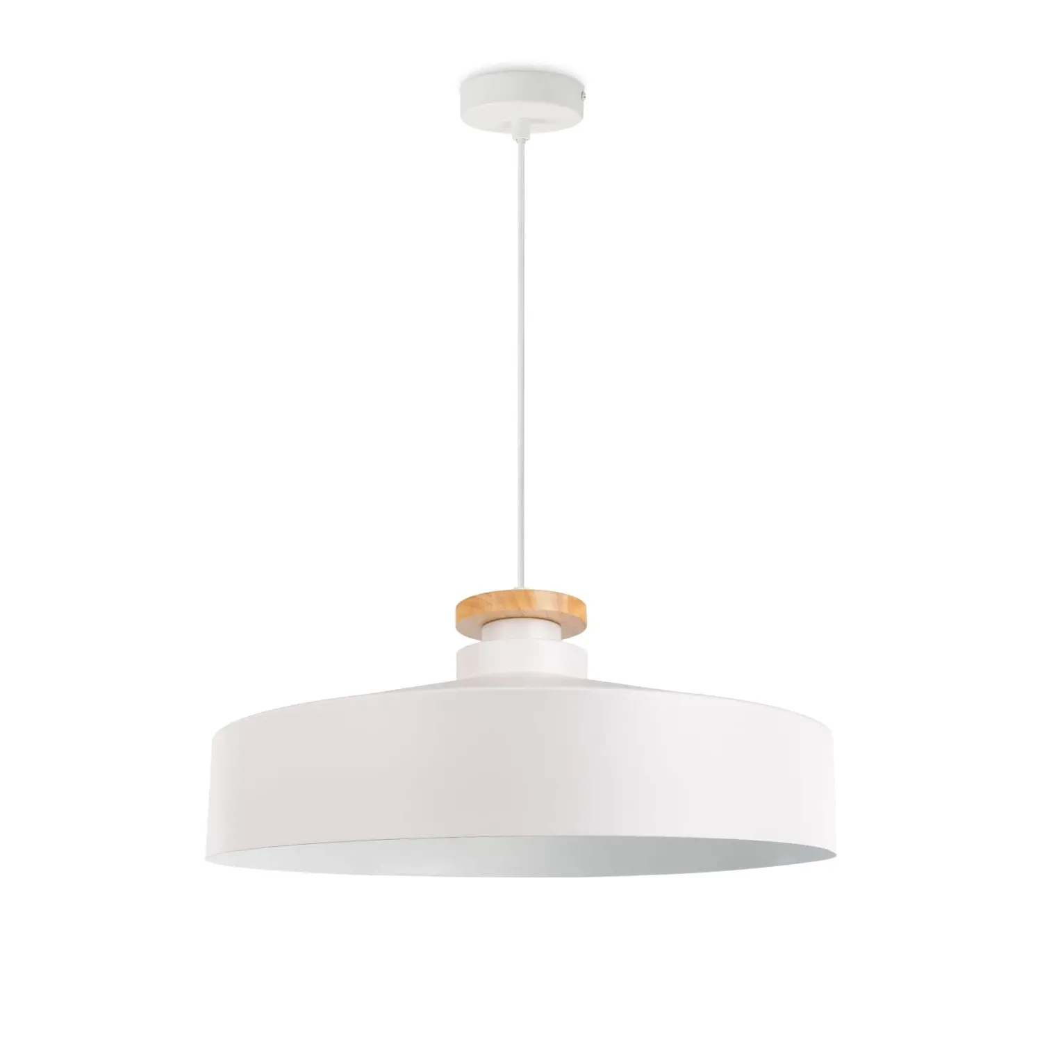 Jace Pendant Light - White, Aluminum