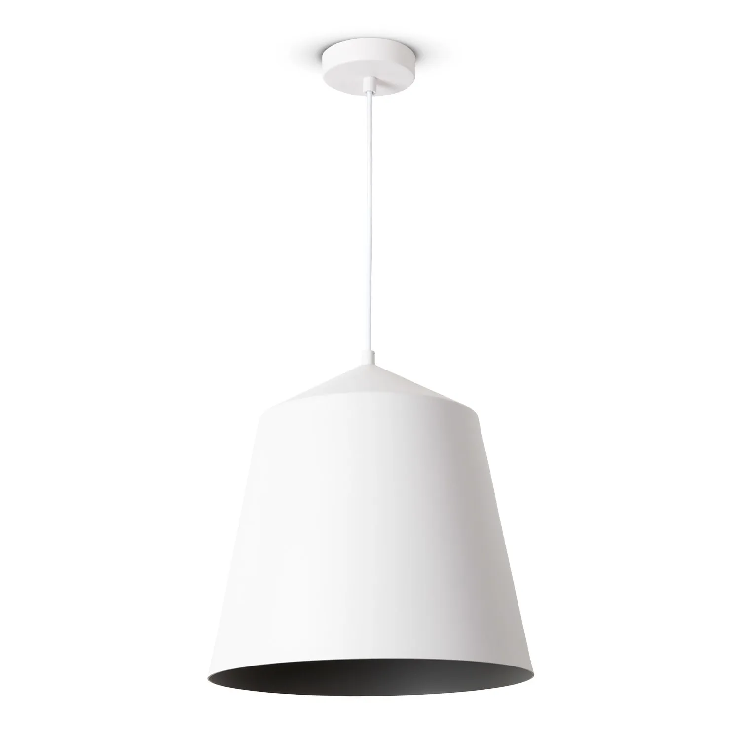 Jason Pendant Light - Light Grey, Aluminum