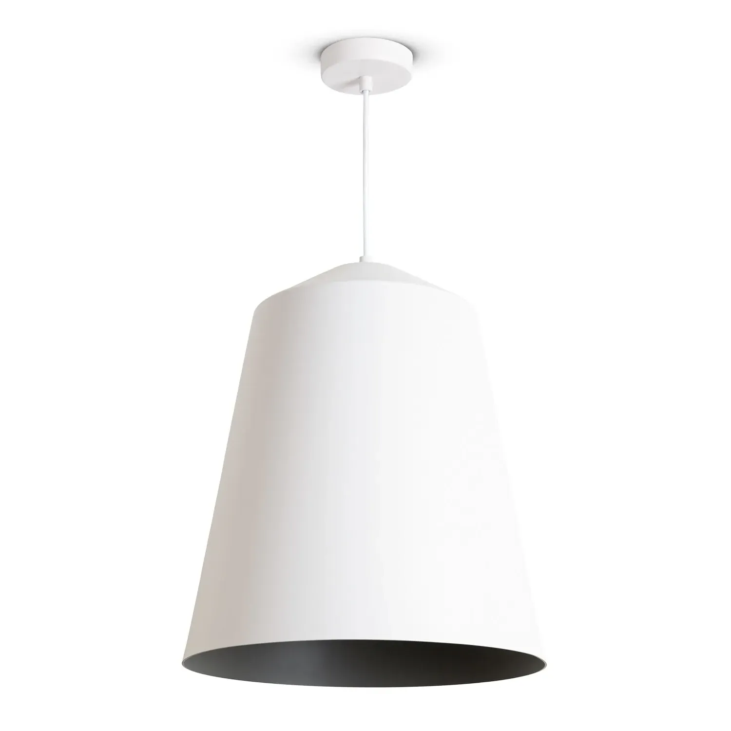 Jason Pendant Light - Light Grey, Aluminum