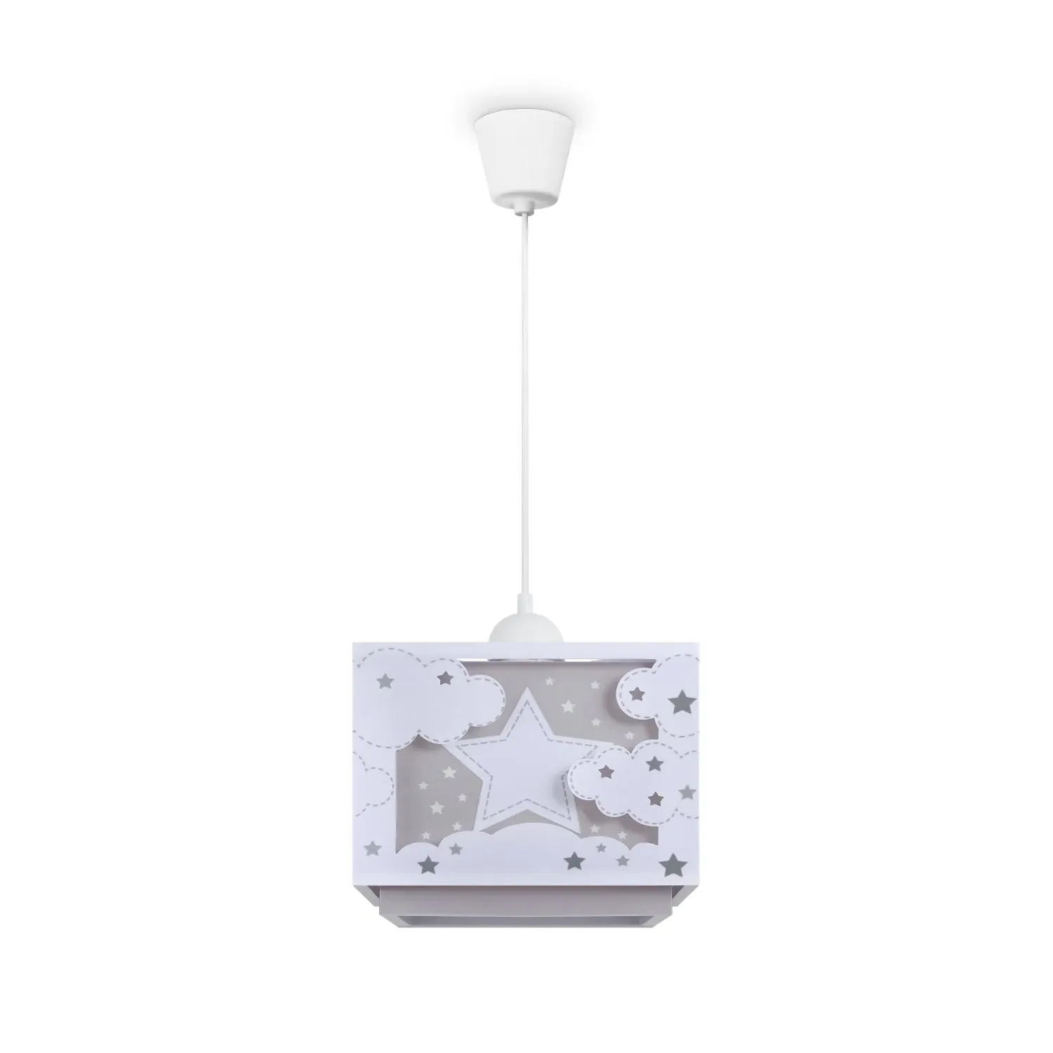 Julia Pendant Light - Beige, Plastic