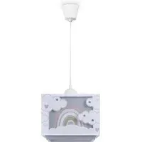 Julia Pendant Light - Light Grey, Plastic