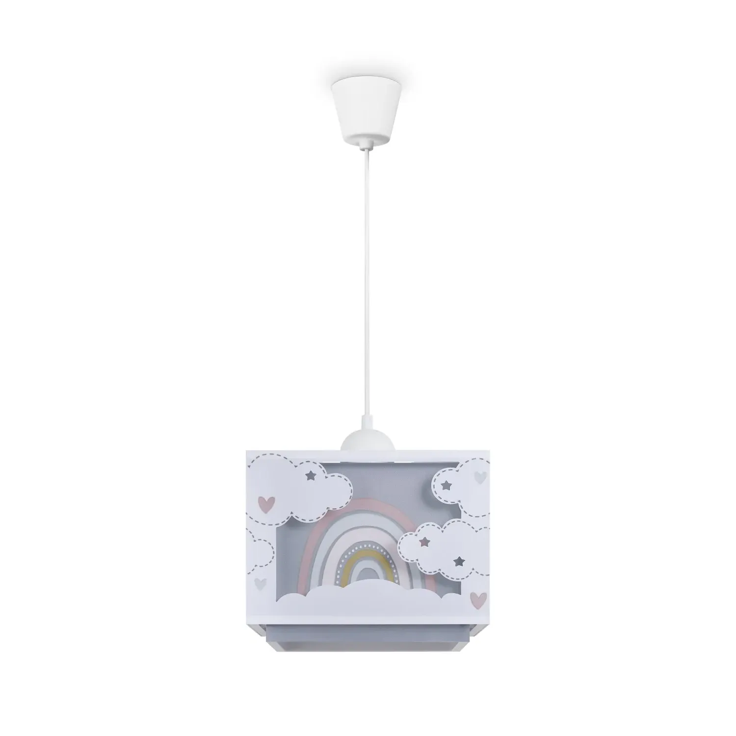 Julia Pendant Light - Light Grey, Plastic