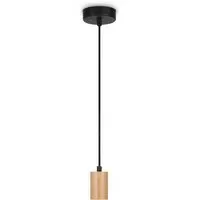 Kali Pendant Light - Anthracite, Wood