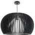 Kali Pendant Light - Black, Wood