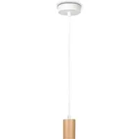 Kali Pendant Light - Off-White, Wood