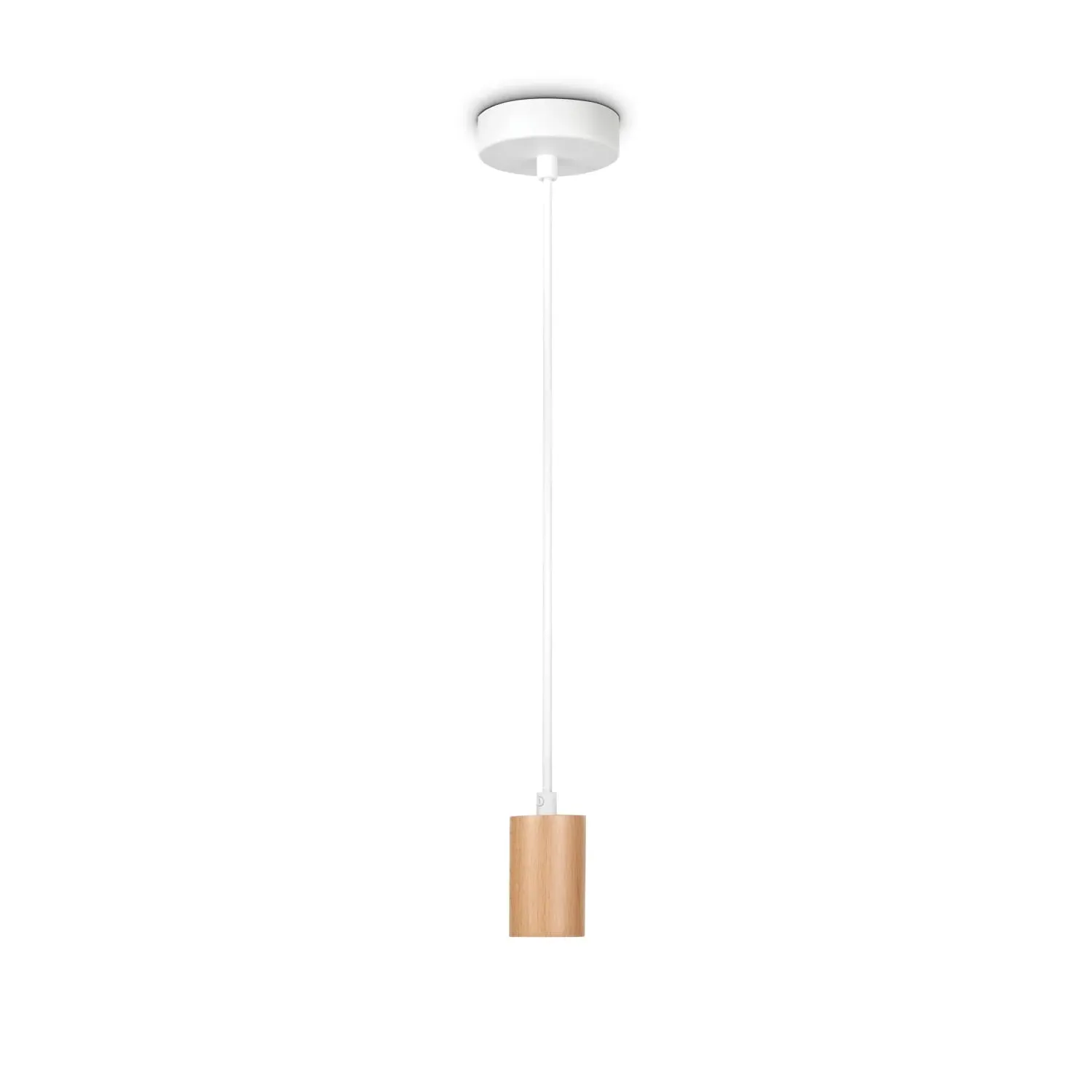 Kali Pendant Light - Off-White, Wood