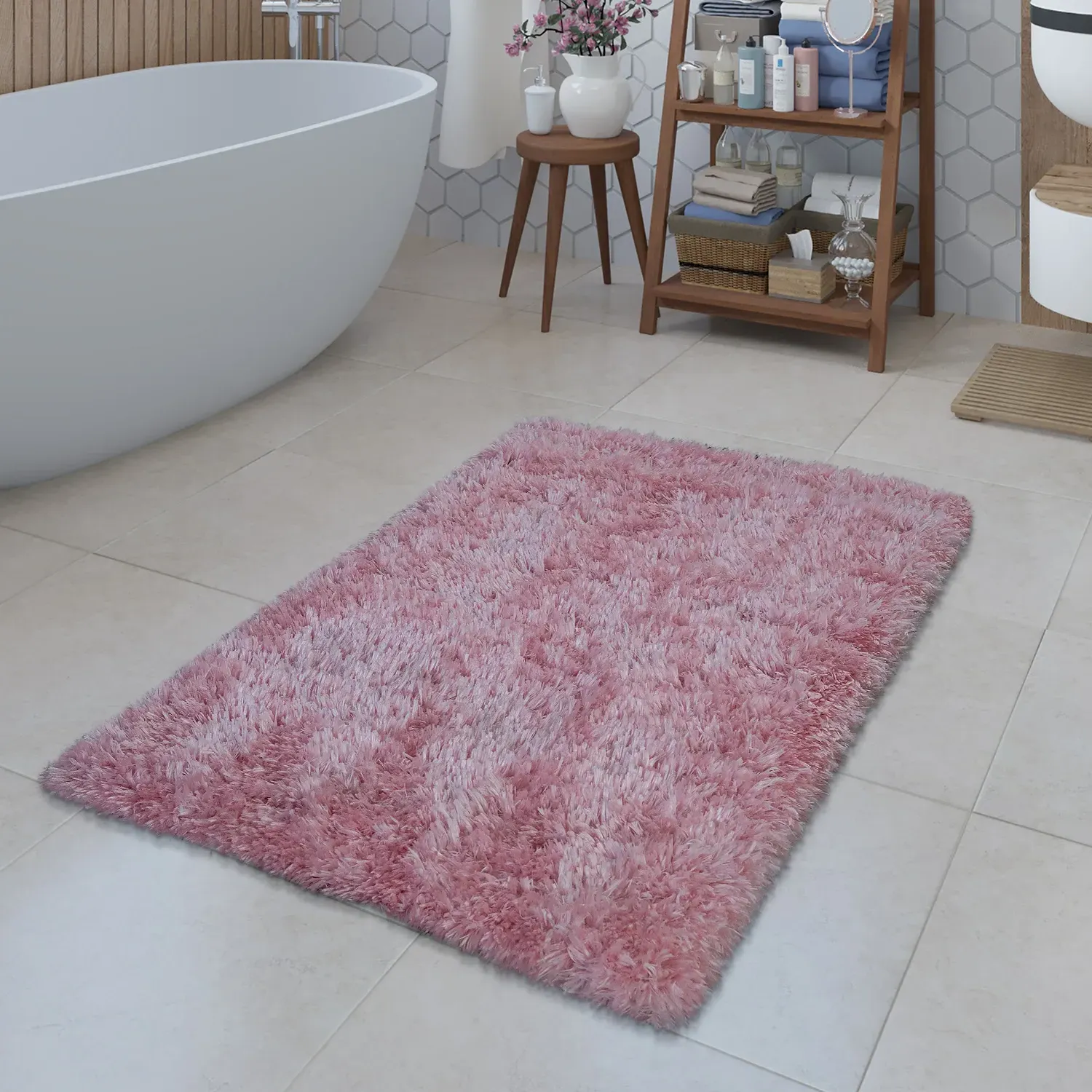 Kandela Bath Mat - Pink product