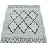 Katrina Indoor Outdoor Rug with 3D Geometric Pattern - White