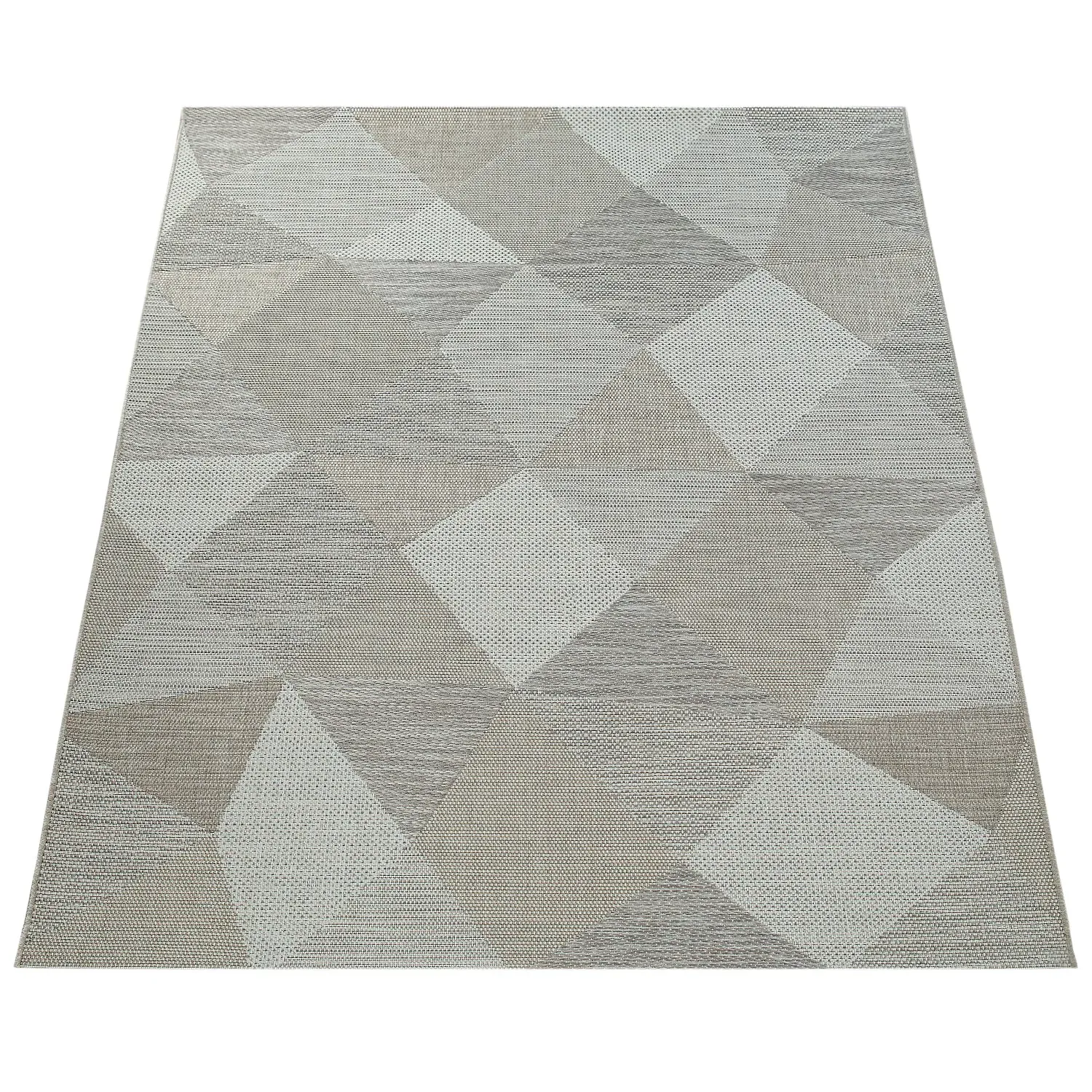 Katrina Indoor Outdoor Rug with Ethno Pattern - Beige image