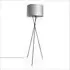 Kenza Floor Lamp - Anthracite, Fabric