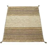 Kilian Hand-Woven Rug - Beige, Cotton