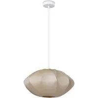 Klare Pendant Light - Beige, Aluminum