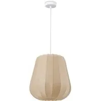 Klare Pendant Light - Beige, Aluminum