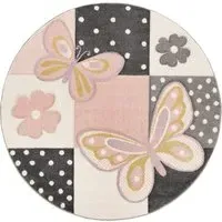 Kosmos Kids Rug with 3D Effect - Multicolored