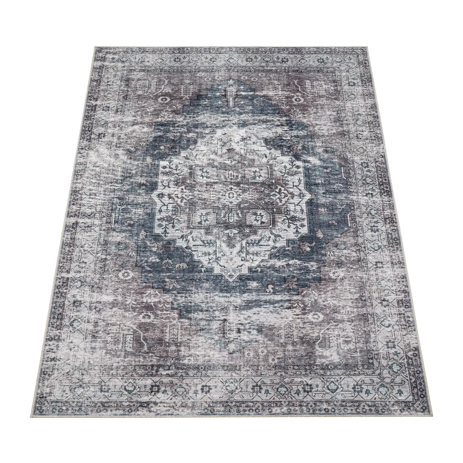 Leoni Washable Rug - Grey