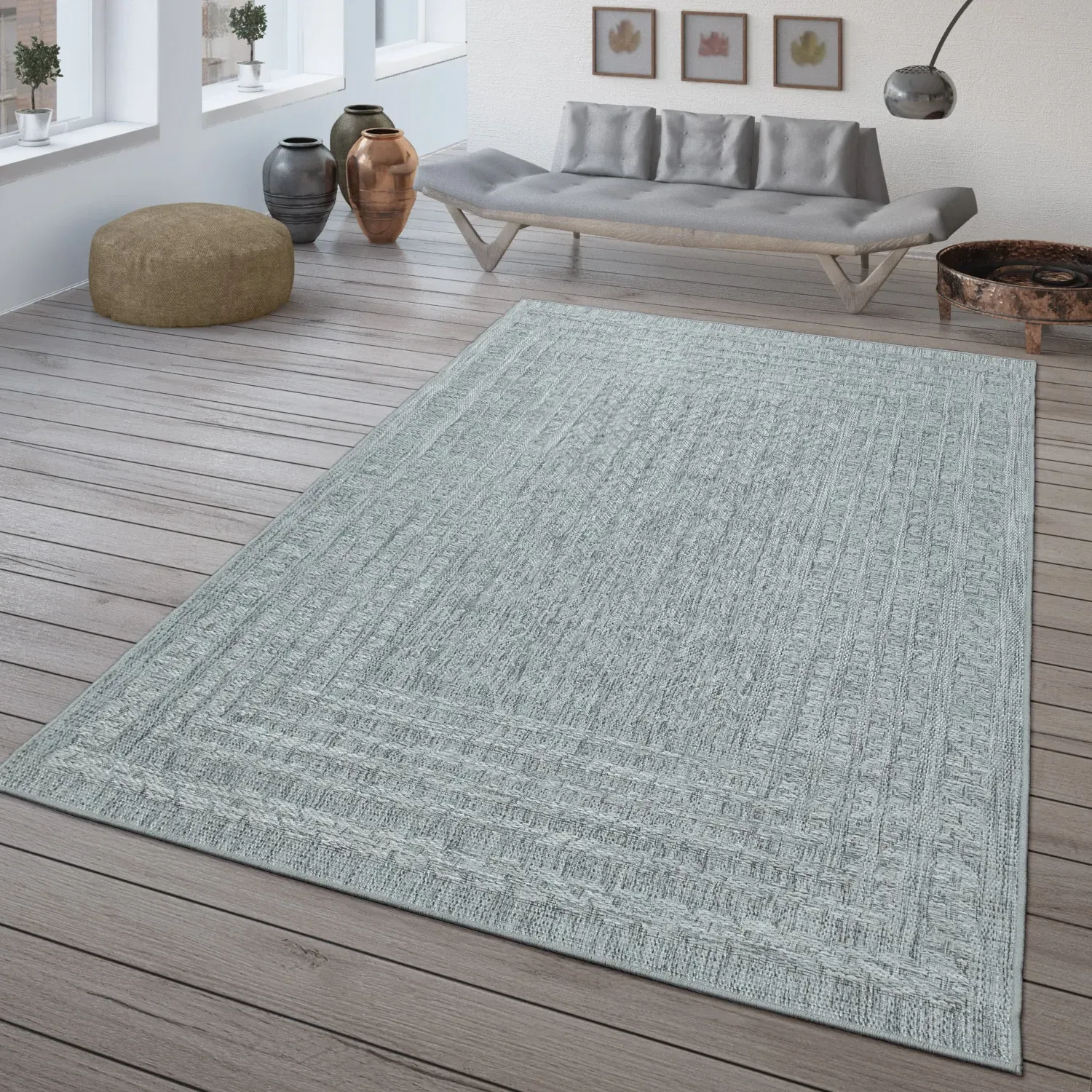 Ligea Indoor Outdoor Rug - Grey