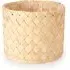 Liona Plant Pot Set - Beige, Woven Wood