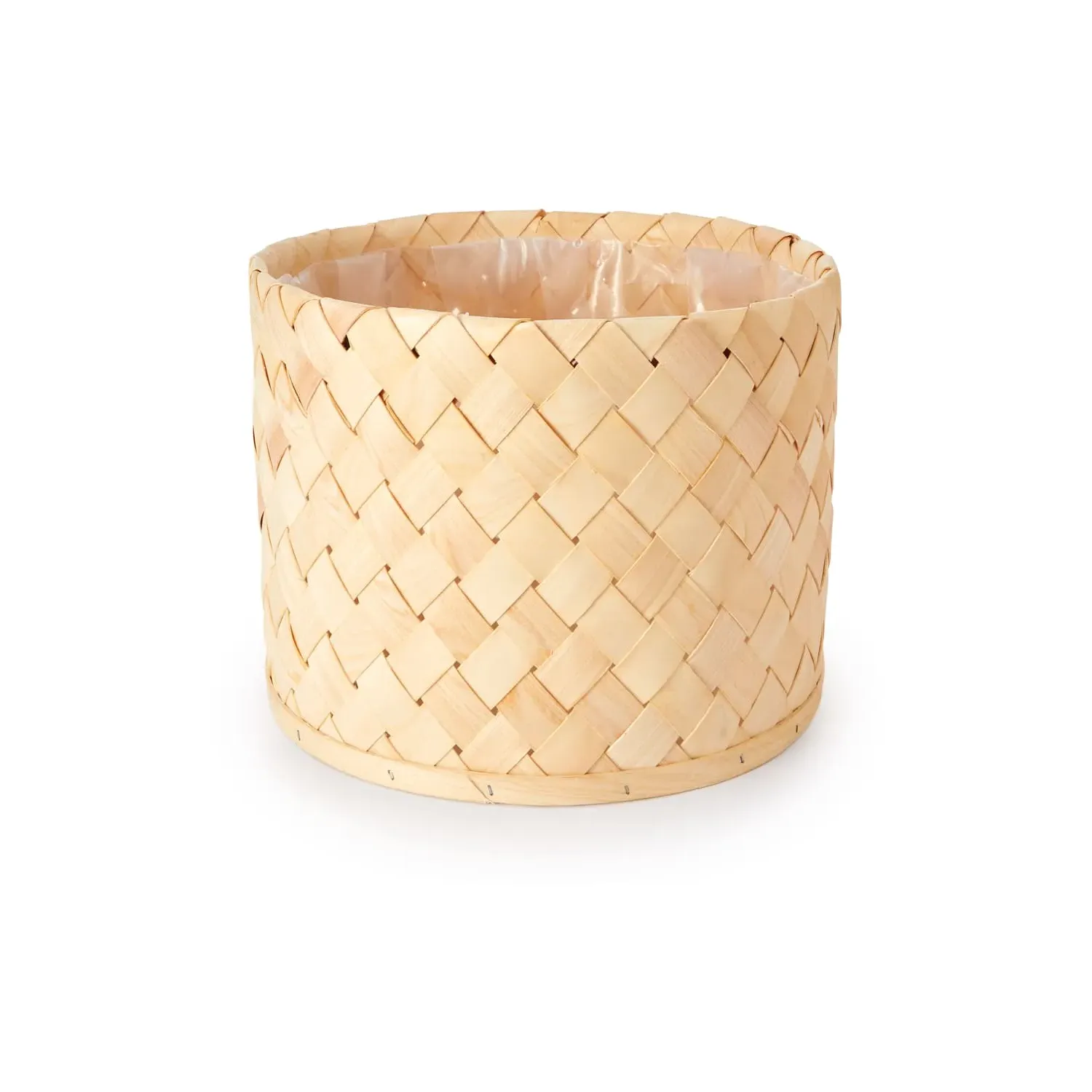 Liona Plant Pot Set - Beige, Woven Wood image
