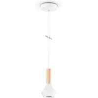 Liora Pendant Light - White, Steel