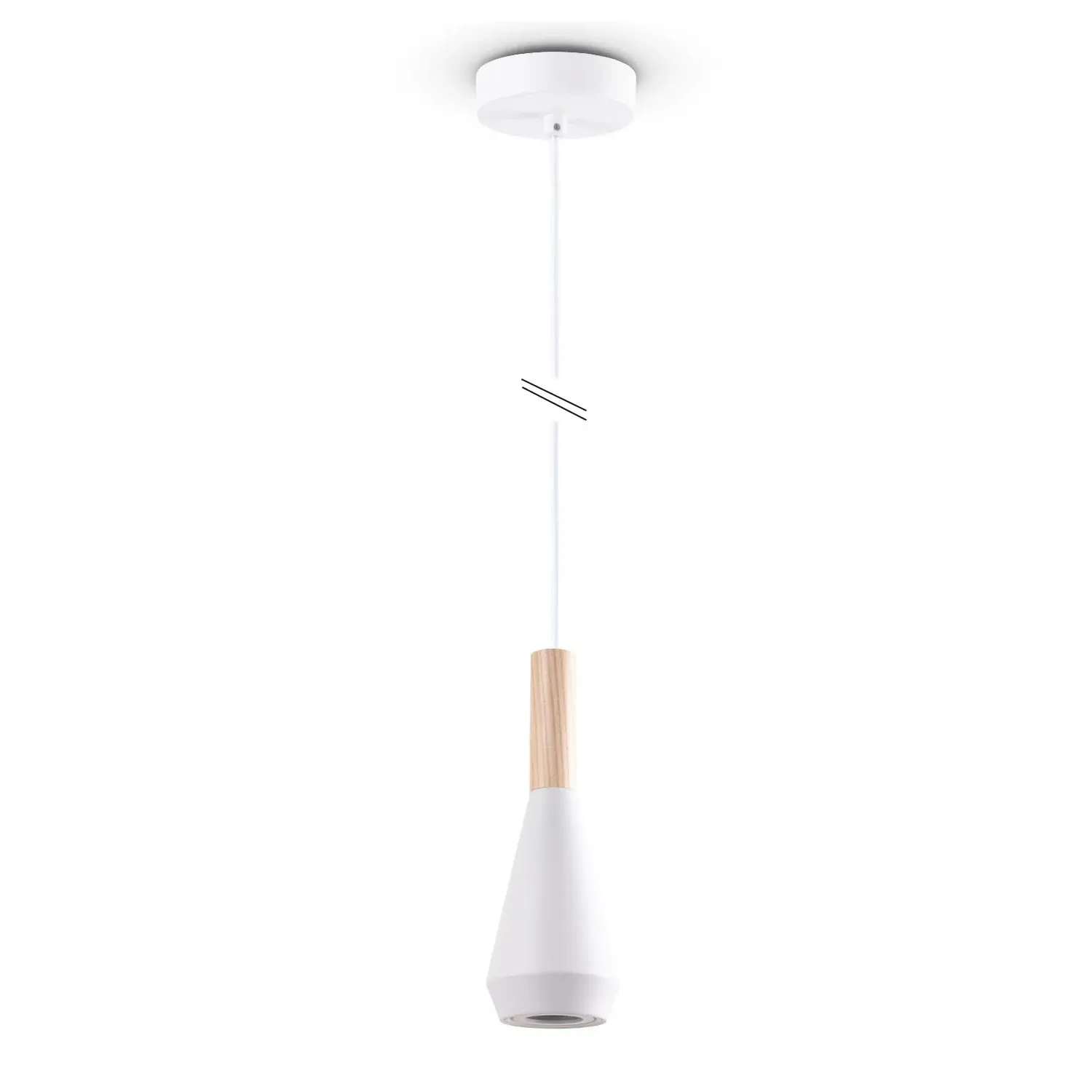 Liora Pendant Light - White, Steel