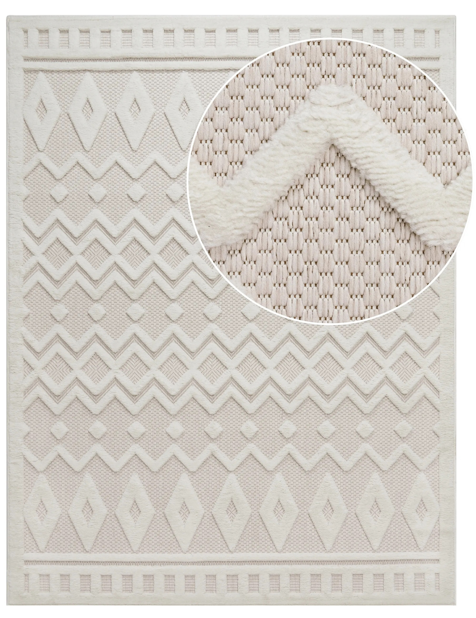 Livornia Indoor Outdoor Rug - Cream