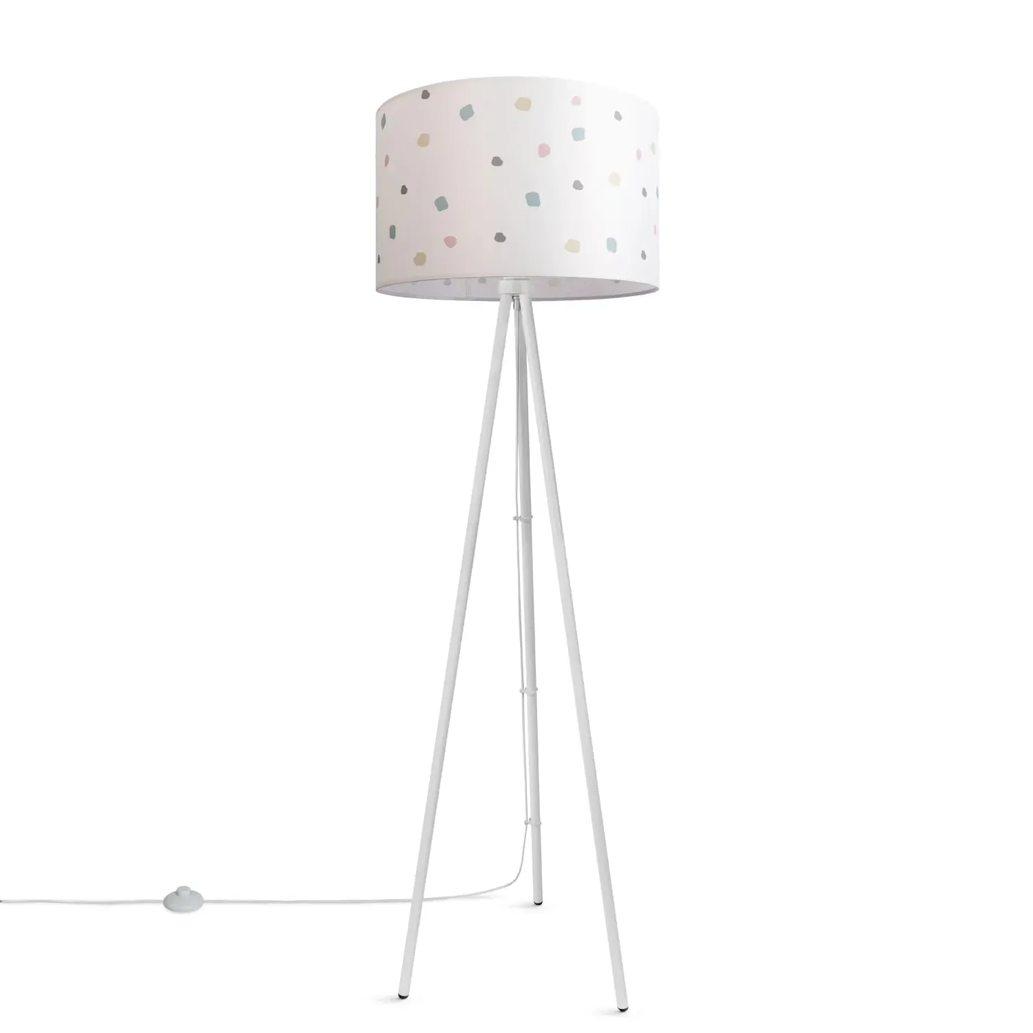 Lora Floor Lamp - Cream