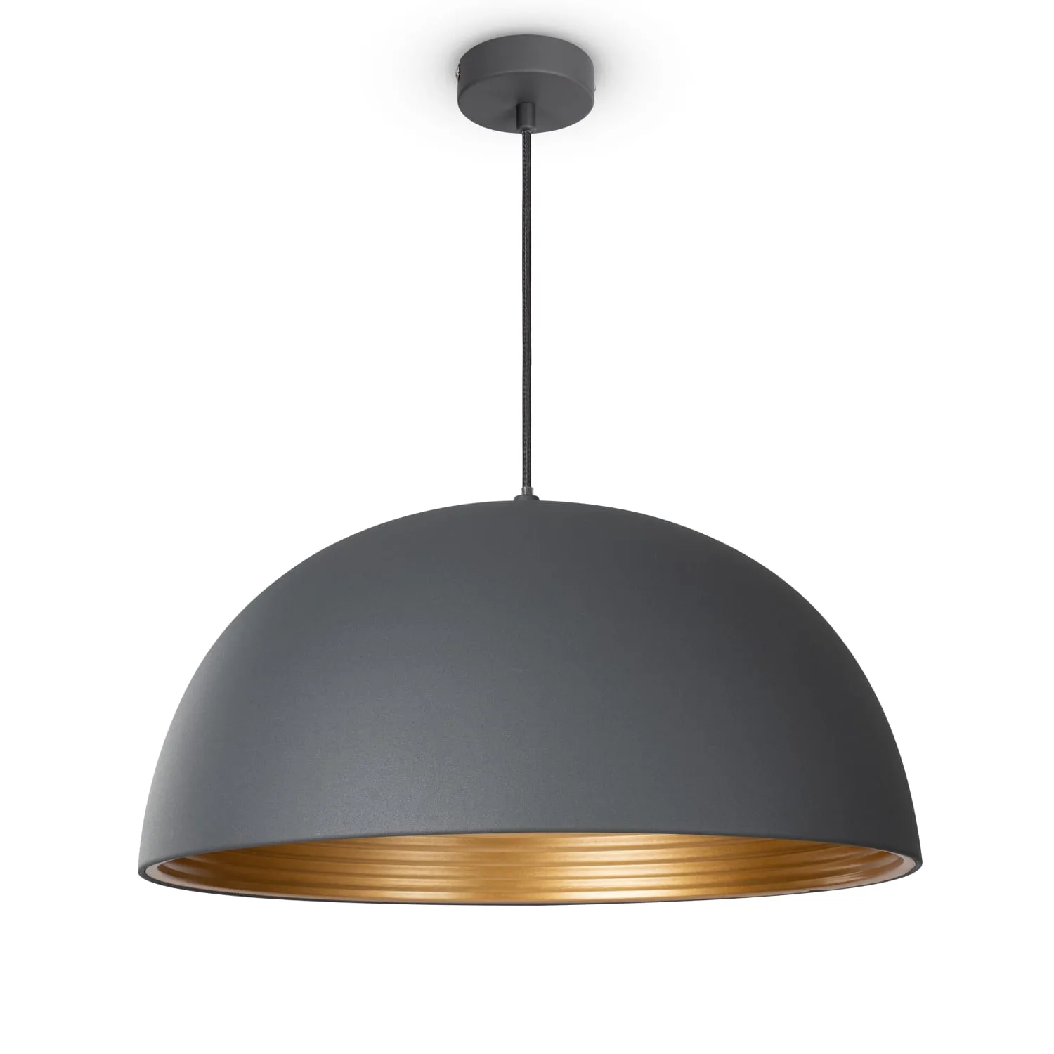 Lorina Pendant Light - Charcoal, Aluminum