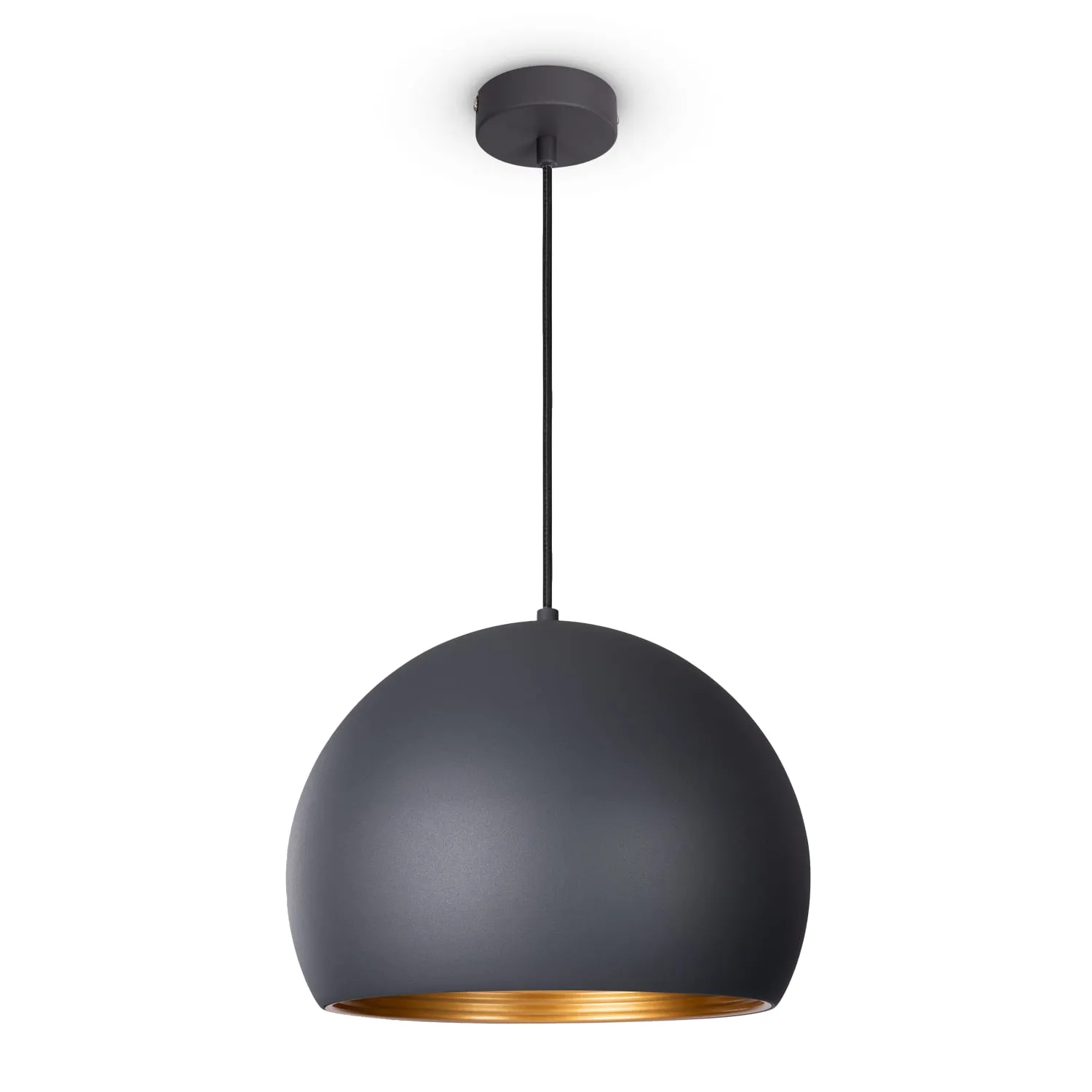 Lorina Pendant Light - Charcoal, Aluminum