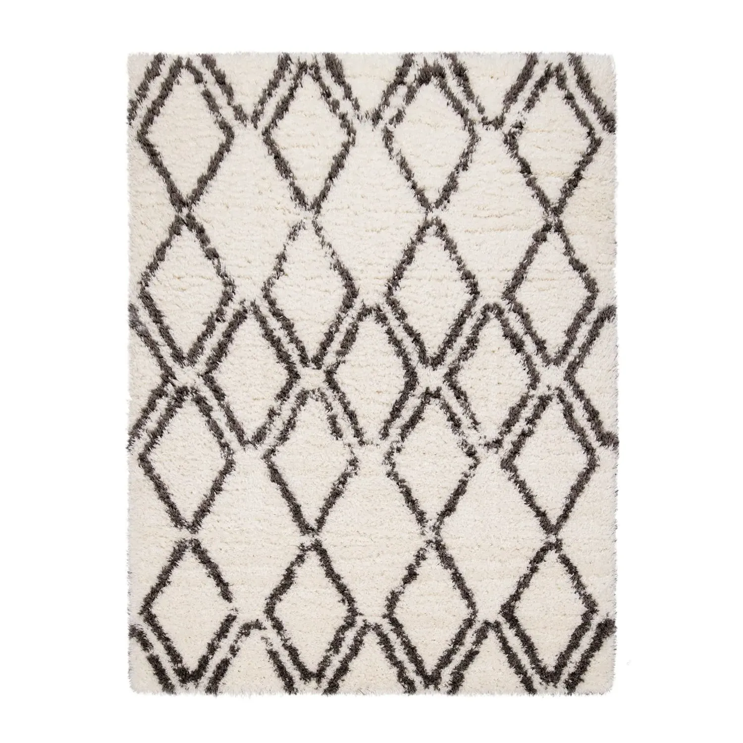 Mahara High-Pile Cotton Rug - Beige