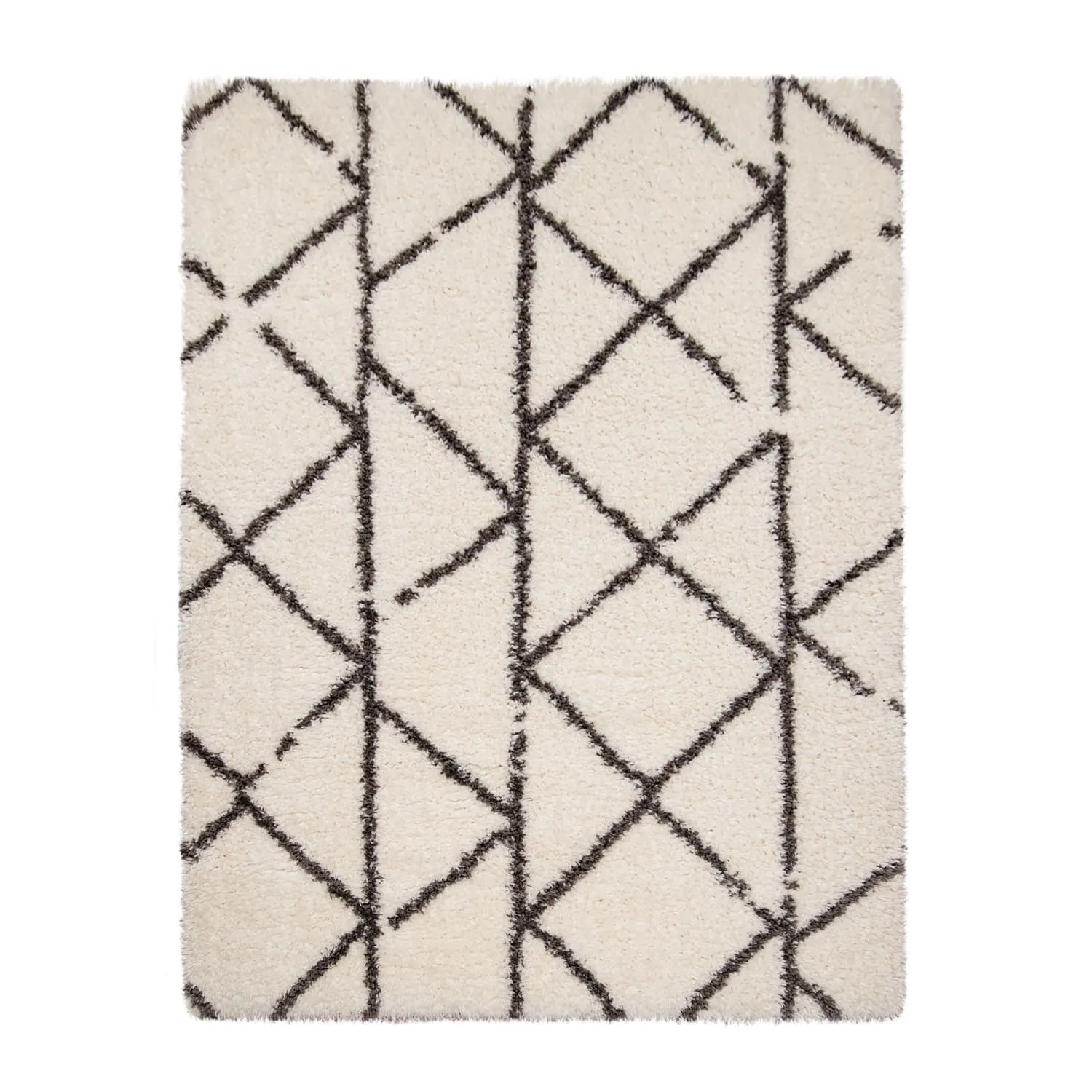 Mahara High-Pile Cotton Rug - Beige