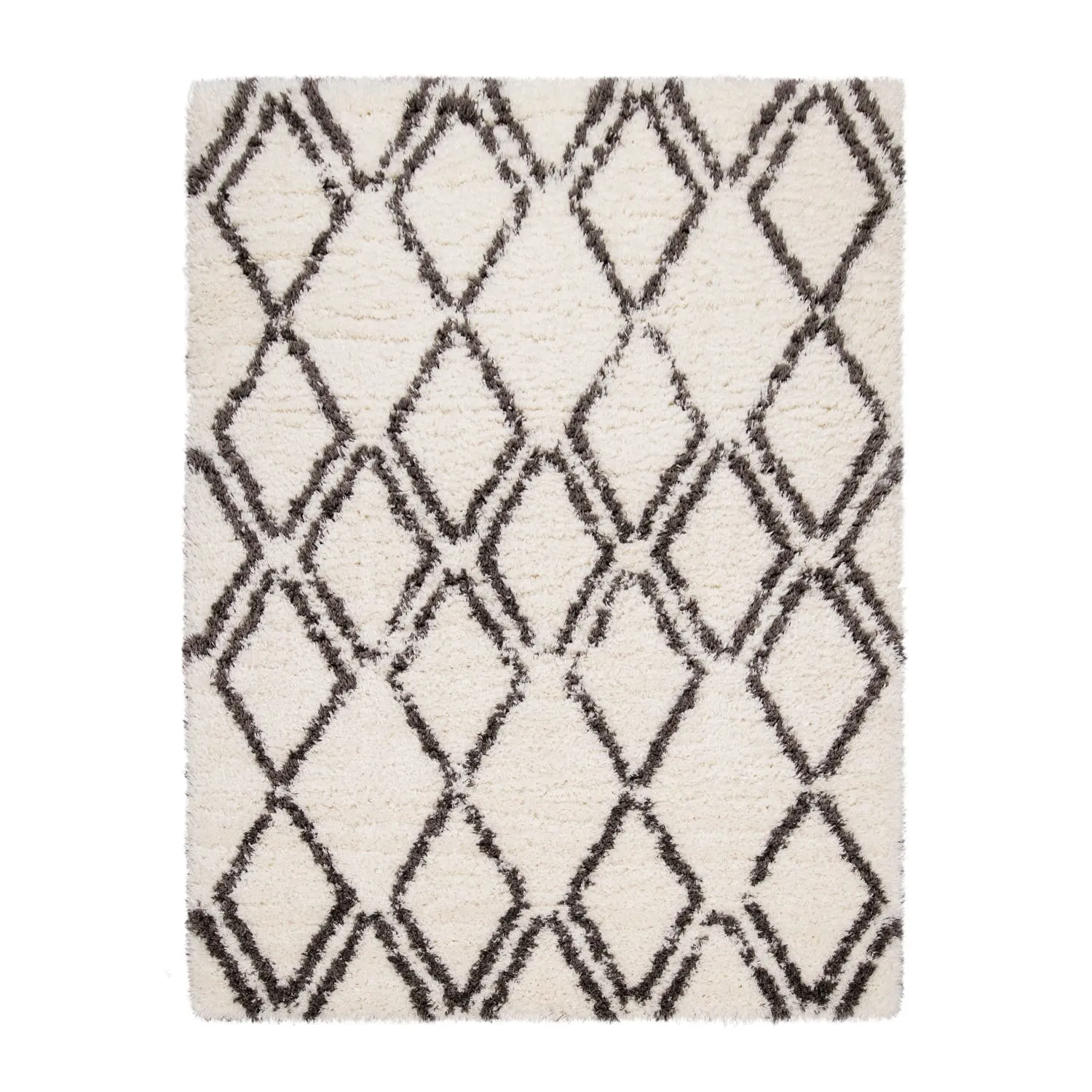 Mahara High-Pile Cotton Rug - Beige