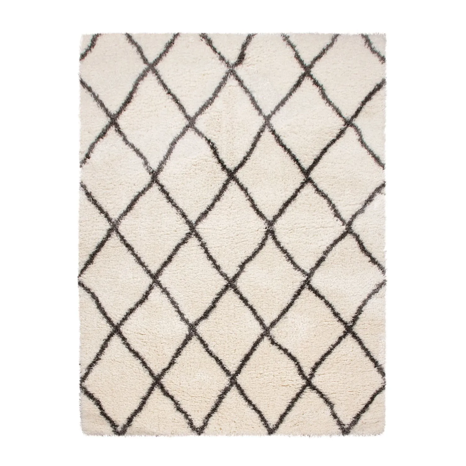 Mahara High-Pile Cotton Rug - Beige