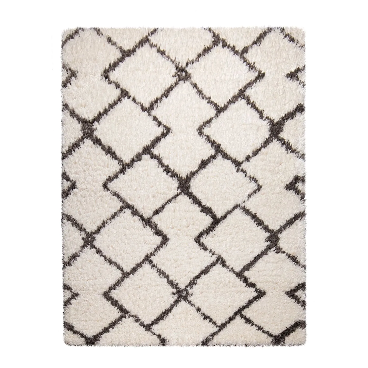 Mahara High-Pile Cotton Rug - Beige