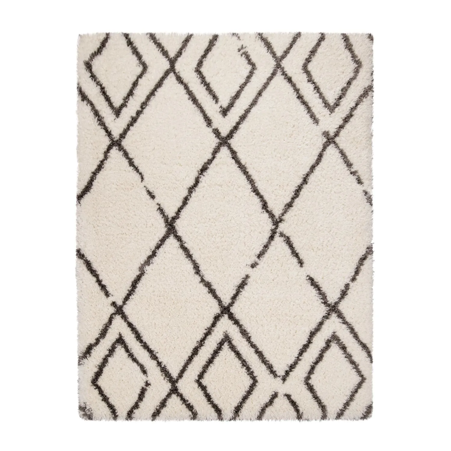 Mahara High-Pile Cotton Rug - Beige
