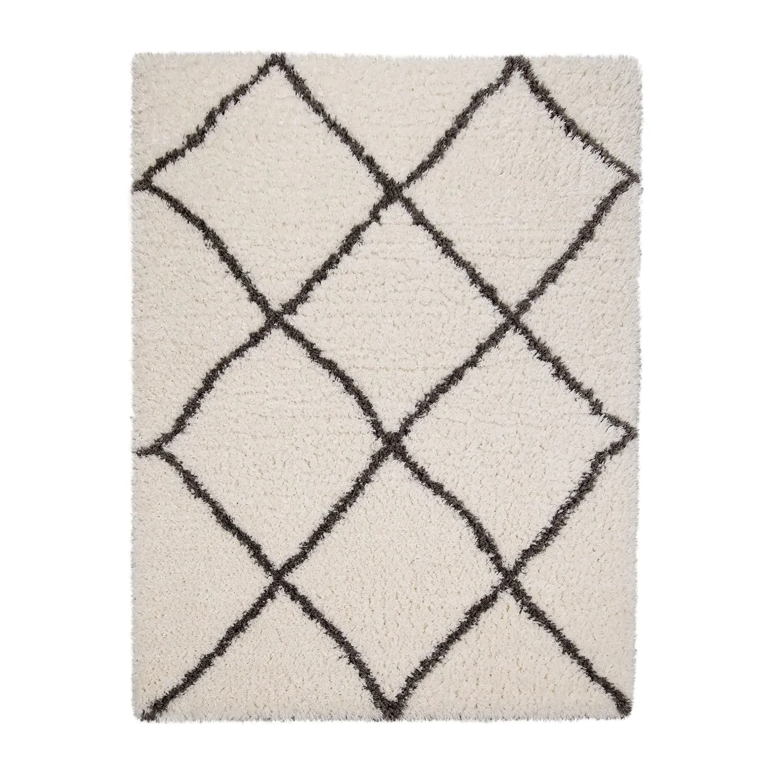 Mahara High-Pile Cotton Rug - Beige