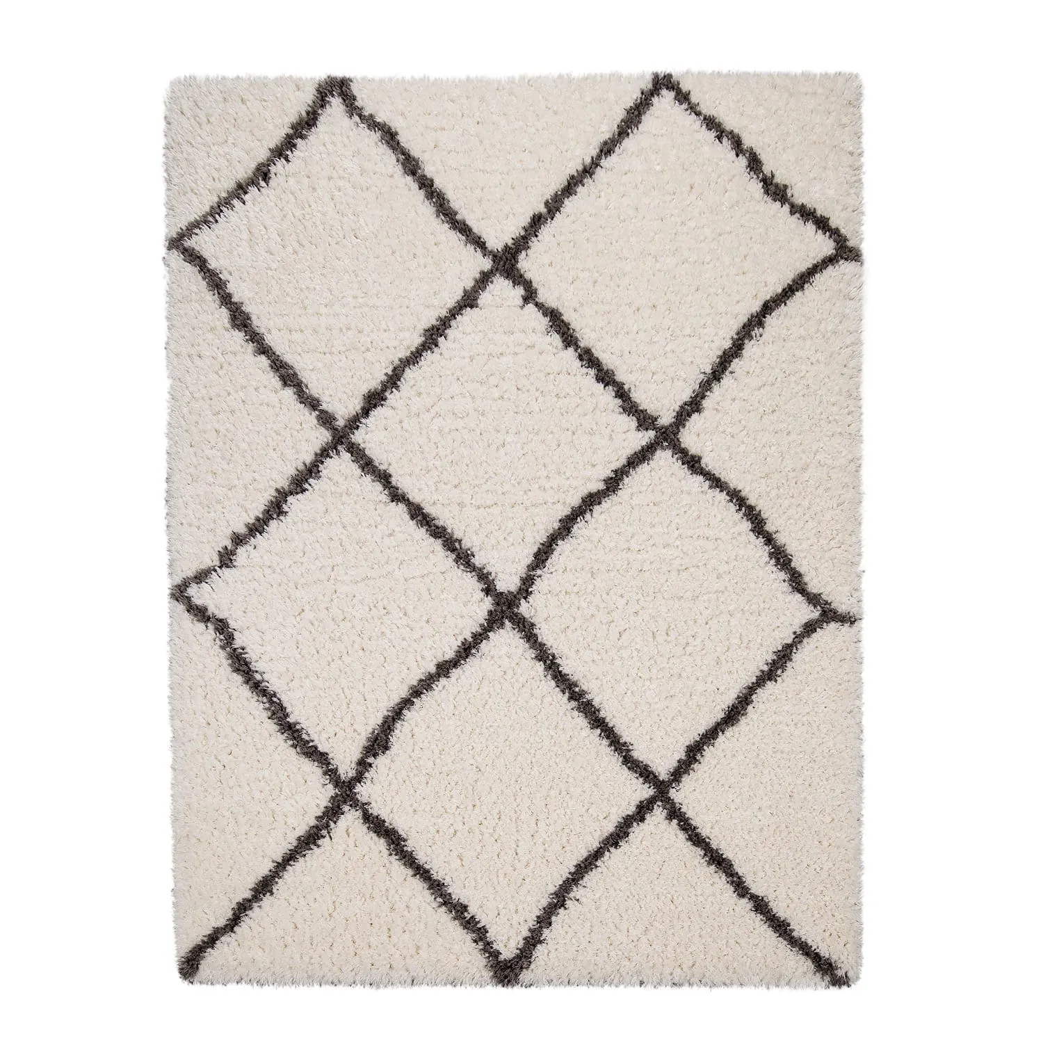 Mahara High-Pile Cotton Rug - Beige