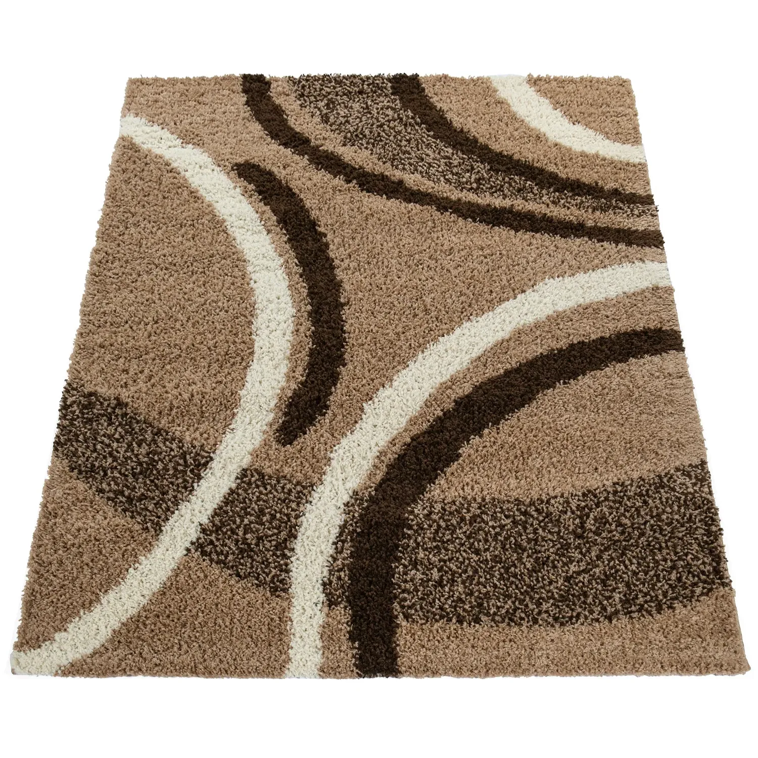 Maracuja Shaggy Rug - Brown