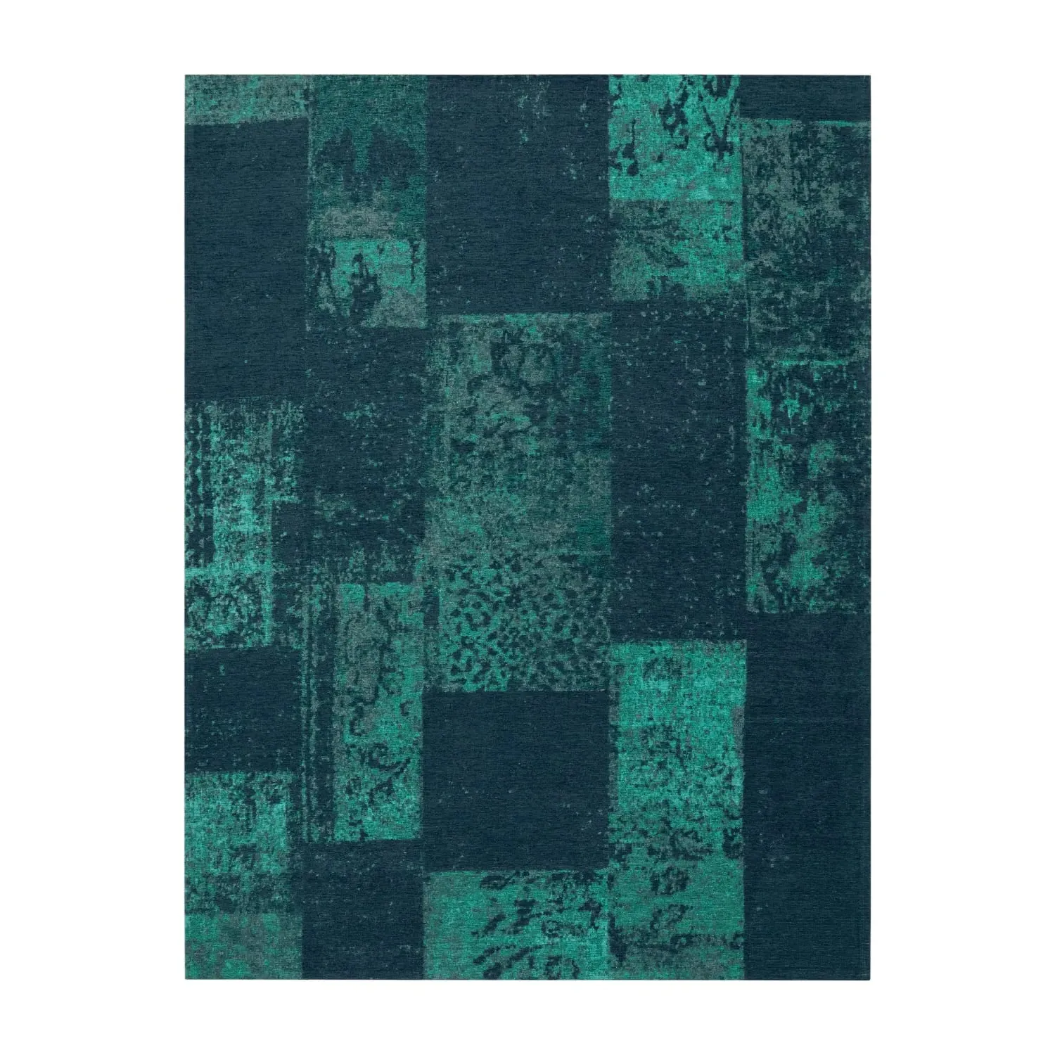 Marbella Flat-Woven Rug - Turquoise