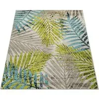 Metroplis Jungle Print Rug - Brown