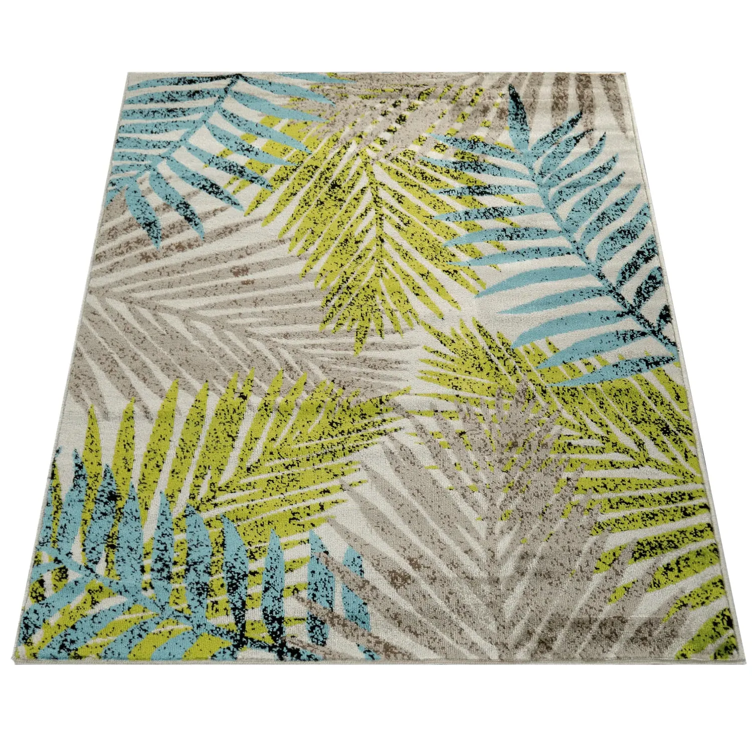 Metroplis Jungle Print Rug - Brown image