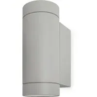 Mirawa Wall Light with Two Sockets - Silver, Aluminum