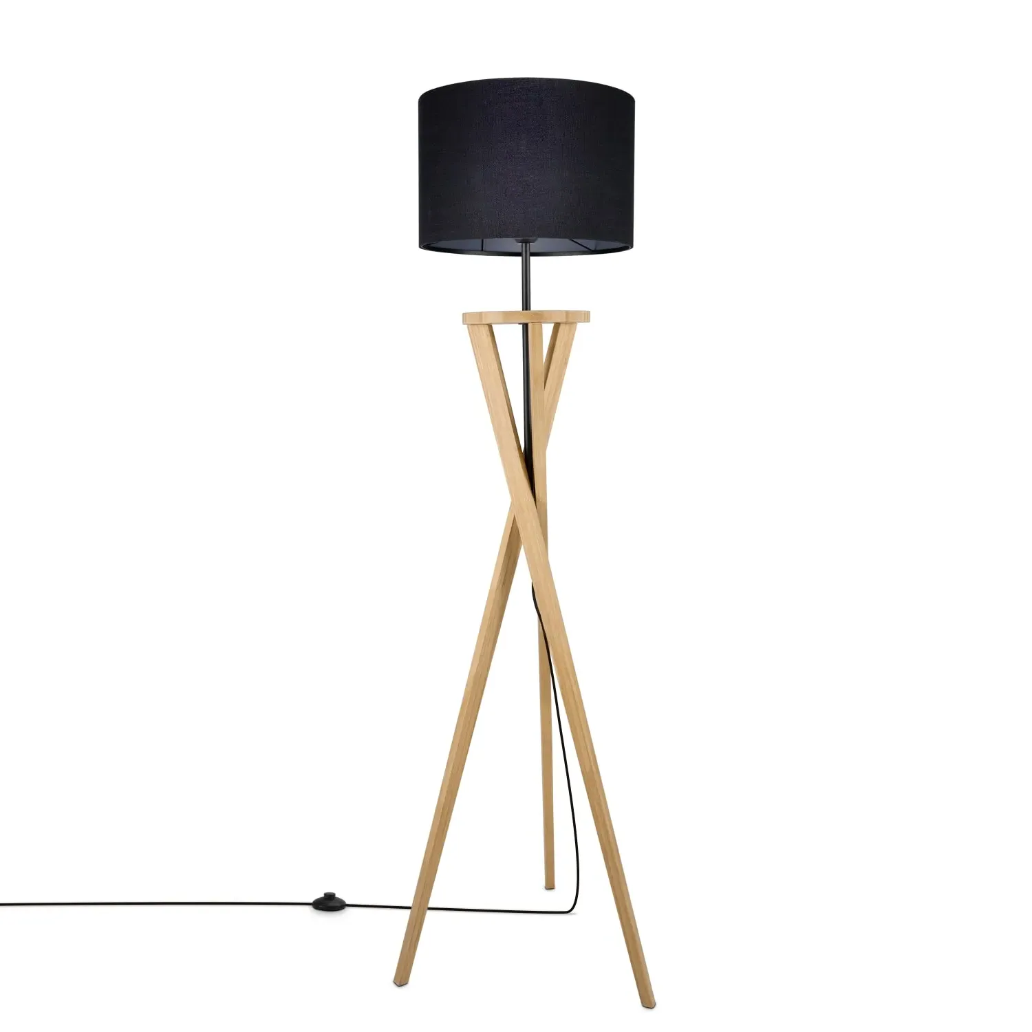 Mirevo Floor Lamp - Nature, Bamboo image