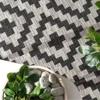 Moderna Indoor Outdoor Rug - Black