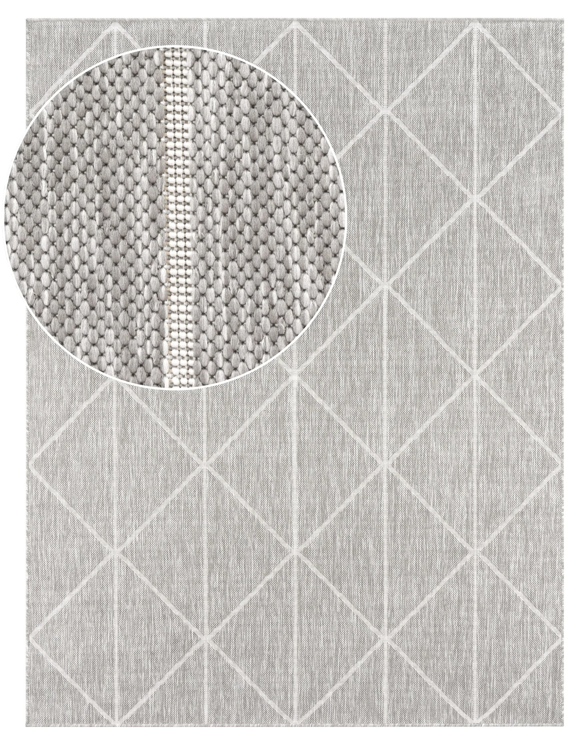 Moderna Indoor Outdoor Rug - Grey
