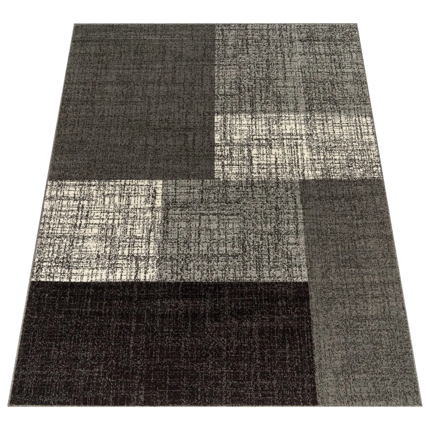 Monde Rectangular Rug - Grey image