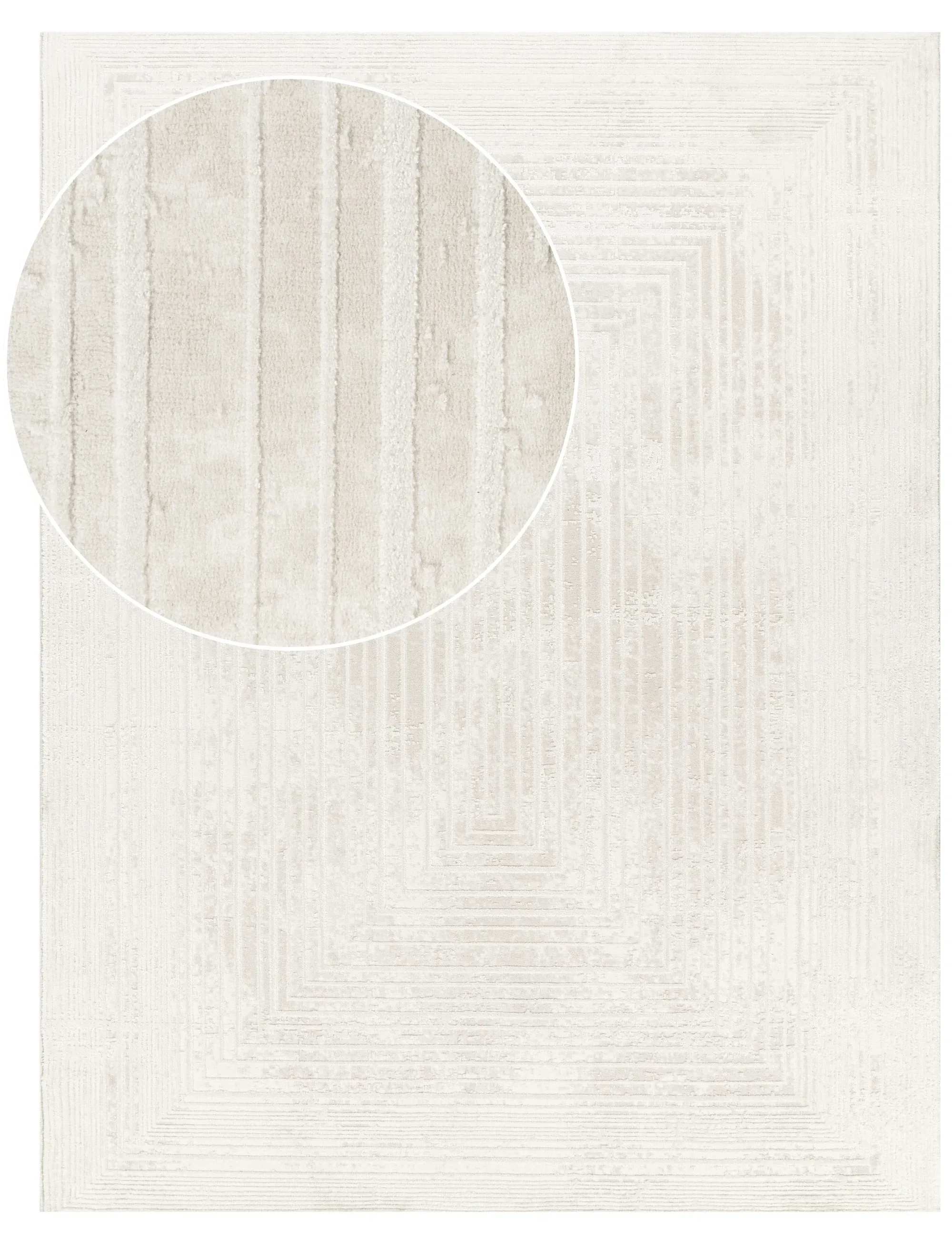 Myko Short Pile Rug - Cream