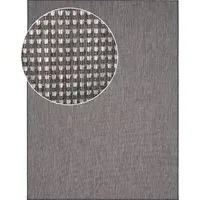 Navona Indoor Outdoor Flatweave Rug - Anthracite