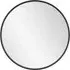 Nimiko Round Wall Mirror - Black