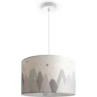 Ninique Pendant Light - Cream White, Aluminum