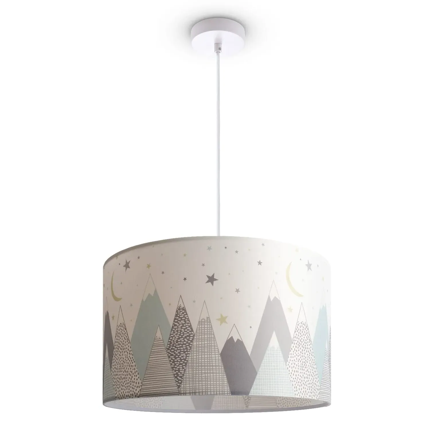 Ninique Pendant Light - Cream White, Aluminum image